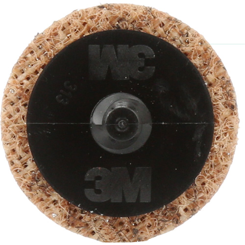 Disque de conditionnement de surface Roloc Scotch-Brite, 1-1/2" dia., Grain Cors&eacute;, Oxyde d'aluminium Meunier Outillage Industriel