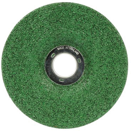 Meule flexible Green Corps, 5" x 1/4", Arbre 7/8", C&eacute;ramique, Type 1 Meunier Outillage Industriel