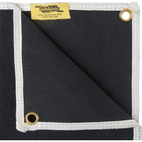 Couverture pour soudage en fibre de verre de 24 oz Lavashield, 6' la x 8' lo, R&eacute;sistance &agrave; la temp. 1000° F Meunier Outillage Industriel