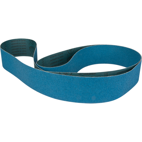 Abrasive Sanding Belt, 4" W x 137" L, Zirconia Alumina, 80 Grit Meunier Outillage Industriel