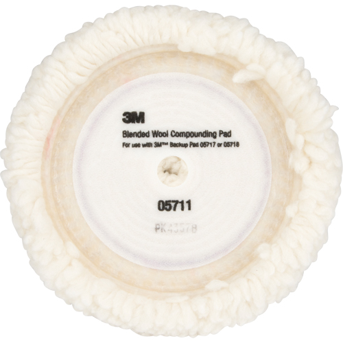 Compounding Pad, 9" Dia., Wool Meunier Outillage Industriel