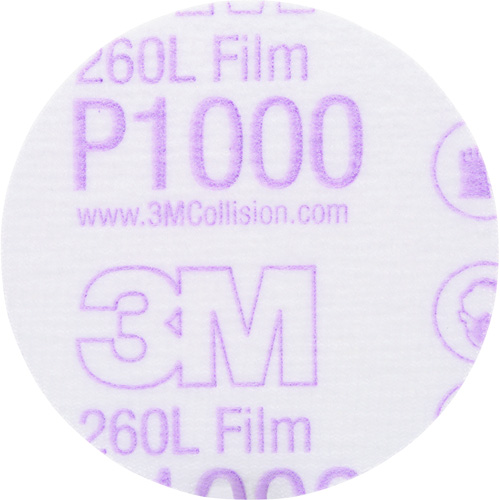 Gold Hookit Disc, 3" Dia., P1000 Grit, Aluminum Oxide, C-Weight Meunier Outillage Industriel