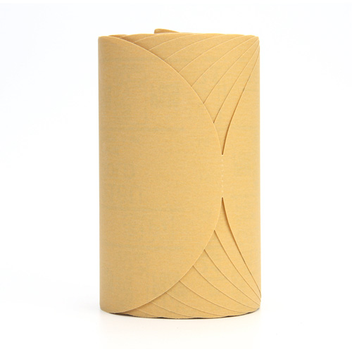 Stikit 216U Gold Paper Disc Roll, 6" Dia., P320 Grit, Aluminum Oxide Meunier Outillage Industriel