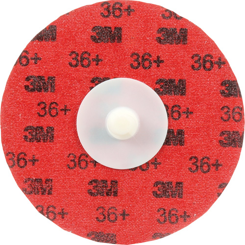 Disque &agrave; d&eacute;ligner durable II Roloc Cubitron, 3" dia., Grain 36+, C&eacute;ramique Meunier Outillage Industriel