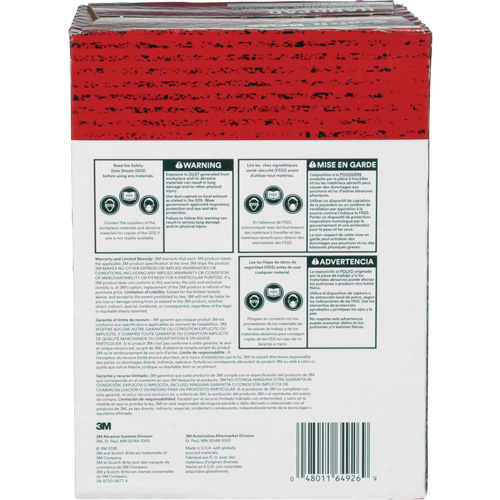 Scotch-Brite 7447 Hand Pads, Aluminum Oxide, 9" x 6", Very Fine Grit Meunier Outillage Industriel