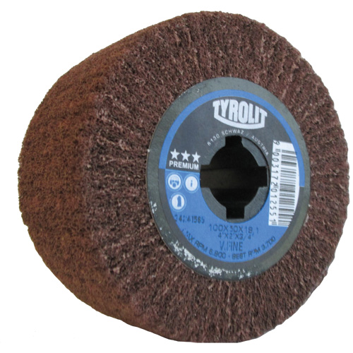 Pro-Line Surface Conditioning Drum, 4" Dia. x 2" W, 3/4" Arbor, Very Fine Grit, Aluminum Oxide Meunier Outillage Industriel