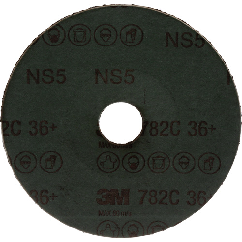 782C Fibre Disc, Ceramic Grain, 36+, 5" Dia x 7/8" Arbor Meunier Outillage Industriel