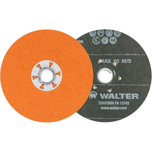 Coolcut XX Sanding Disc, 4-1/2" Dia., 60 Grit, Ceramic Meunier Outillage Industriel