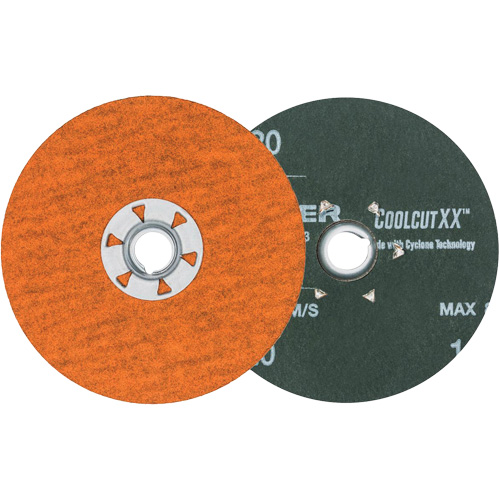 Coolcut XX Sanding Disc, 4-1/2" Dia., 120 Grit, Ceramic Meunier Outillage Industriel