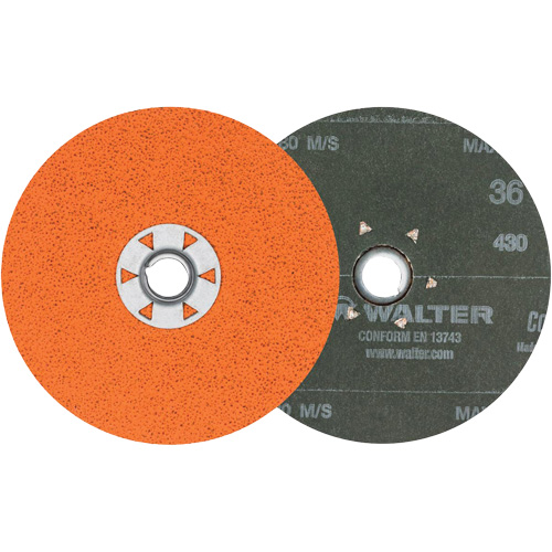 Disque de sablage Coolcut XX, 5" dia., Grain 36, C&eacute;ramique Meunier Outillage Industriel