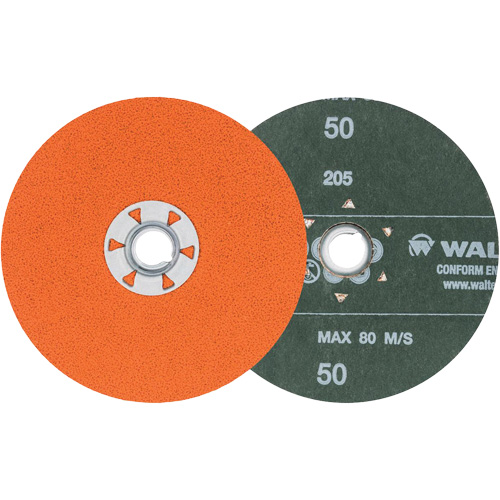 Coolcut XX Sanding Disc, 5" Dia., 50 Grit, Ceramic Meunier Outillage Industriel