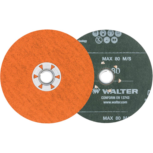 Coolcut XX Sanding Disc, 5" Dia., 80 Grit, Ceramic Meunier Outillage Industriel