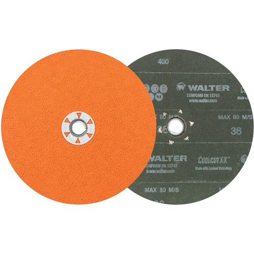 Coolcut XX Sanding Disc, 7" Dia., 36 Grit, Ceramic Meunier Outillage Industriel