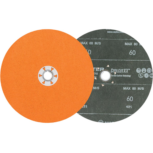 Disque de sablage Coolcut XX, 7" dia., Grain 60, C&eacute;ramique Meunier Outillage Industriel