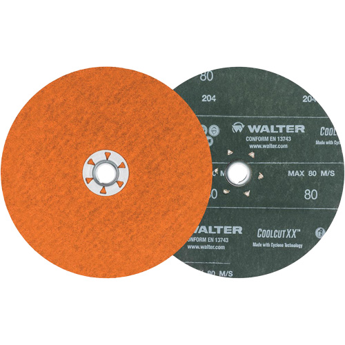 Coolcut XX Sanding Disc, 7" Dia., 80 Grit, Ceramic Meunier Outillage Industriel