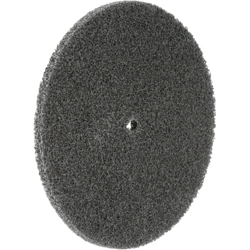 Scotch-Brite EXL Unitized Wheel, 5" x 1/4", 1/4" Arbor, Fine Grit, Silicon Carbide Meunier Outillage Industriel