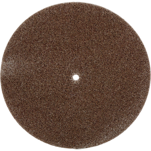 Meule homog&egrave;ne SST, ST- UW Scotch-Brite, 6" x 3/16", Arbre de 1/4", Grain de Fin, Oxyde d'aluminium Meunier Outillage Industriel