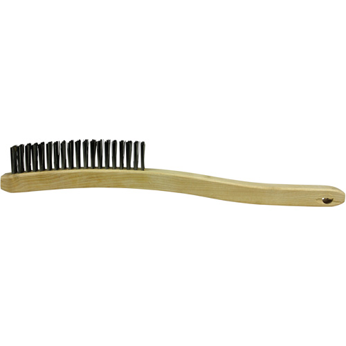 Scratch Brush, Stainless Steel, 3 x 19 Wire Rows, 13-11/16" Long Meunier Outillage Industriel