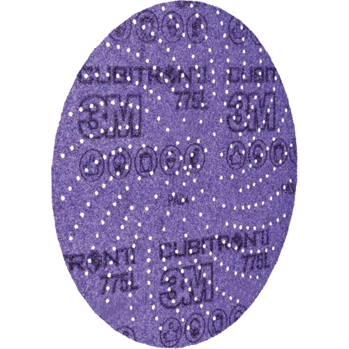 Cubitron II Hookit Film Disc 775L, 5" Dia., 80+ Grit, Ceramic, F-Weight Meunier Outillage Industriel