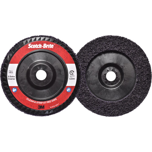 Scotch-Brite Clean & Strip XT Pro Disc, 7" Dia., Extra Coarse Grit, Silicon Carbide Meunier Outillage Industriel