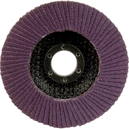 769F Quick Change Flap Disc, 4-1/2" x 7/8", Type 27, 80+ Grit, Ceramic Meunier Outillage Industriel