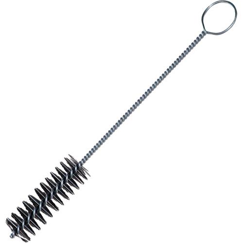 Twisted Steel Tube Brush, 1/8" Dia. x 1" L, 6" Overall Length Meunier Outillage Industriel