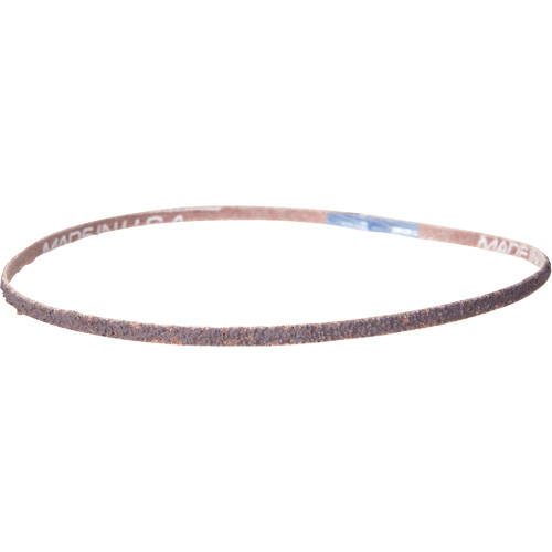 Courroie en toile pour ponceuse Metalite, 3/8" la x 13" lo, Oxyde d'aluminium, Grain Cors&eacute;/P60 Meunier Outillage Industriel