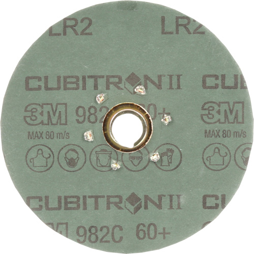 Disque en fibre 982C Cubitron II, C&eacute;ramique, 60+, 4-1/2" Dia Meunier Outillage Industriel