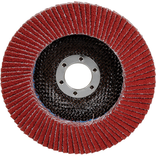 Cubitron II 969F Flap Disc, 5" x 7/8", Type 27, 40+ Grit, Ceramic Meunier Outillage Industriel