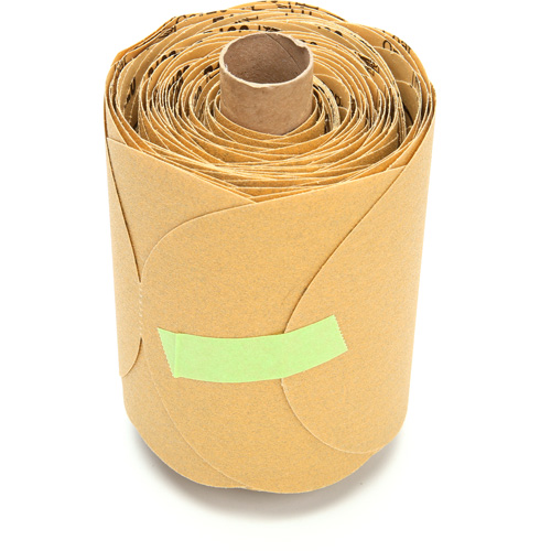 Stikit Gold Paper 216U Disc Roll, Aluminum Oxide, 5" W x 52' L, P120 Grit Meunier Outillage Industriel