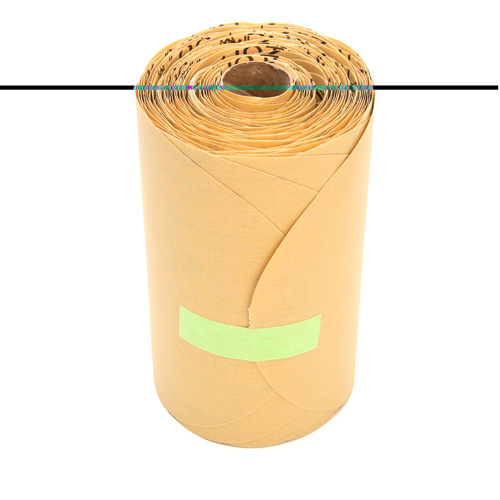 Stikit Gold Paper 216U Disc Roll, Aluminum Oxide, 6" W x 87' L, P400 Grit Meunier Outillage Industriel
