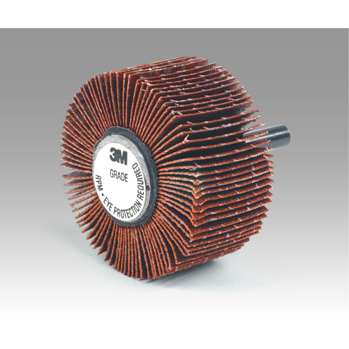Flap Disc 747D, Aluminum Oxide/Ceramic, 60 Grit, 1" x 1" x 1/4" Meunier Outillage Industriel