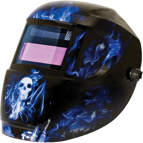 Carrera ArcOne&reg; Hood, 2" L x 3" W View Area, 9 - 13 Shade Range, Blue Meunier Outillage Industriel