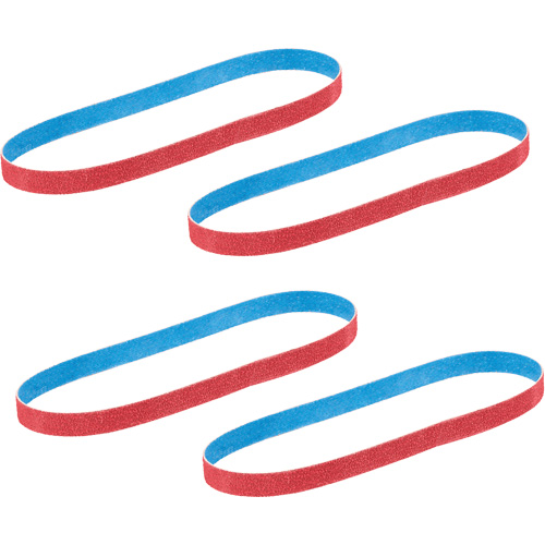 Bandfile Belts, 1/2" W x 18" L, Ceramic, 40 Grit Meunier Outillage Industriel