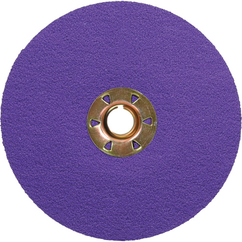 Cubitron 3 Quick-Change Fibre Disc, Ceramic, 80+, 4-1/2" Dia Meunier Outillage Industriel