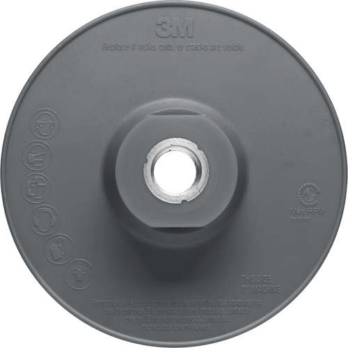 Ribbed Back-Up Pad, 4" Meunier Outillage Industriel