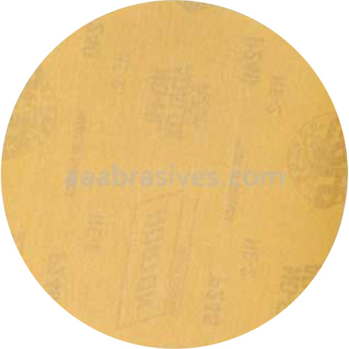 No-Fil Adalox Gold Reserve Hook & Loop Sanding Disc, 5" Dia., P320 Grit, Aluminum Oxide Meunier Outillage Industriel