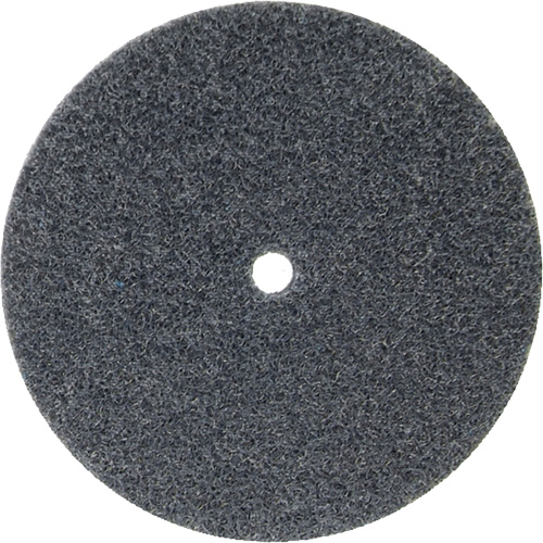 Disque unifi&eacute; non tiss&eacute; Bear-Tex, 3" x 1/4", Arbre de 1/4", Grain de Fin, Carbure de silicium Meunier Outillage Industriel