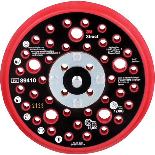 Xtract Hard Back-Up Pad Meunier Outillage Industriel