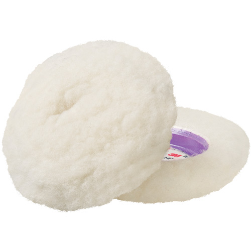 Tampon de polissage &agrave; faible peluchage Perfect-It, 4" dia., Laine Meunier Outillage Industriel