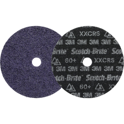 Disque de conditionnement des surfaces de pr&eacute;cision Scotch-Brite, HD-DH, 7" dia., Grain Tr&egrave;s grossier, C&eacute;ramique Meunier Outillage Industriel