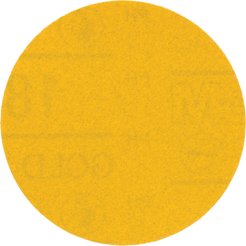 Hookit Gold Abrasive Disc, 09213, 3" Dia., 180 Grit, Aluminum Oxide, C-Weight Meunier Outillage Industriel