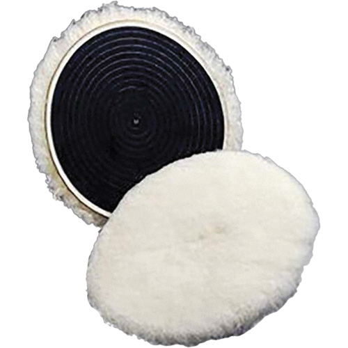 Tampon de polissage naturel Finesse-it 82531, 7" dia., Laine Meunier Outillage Industriel