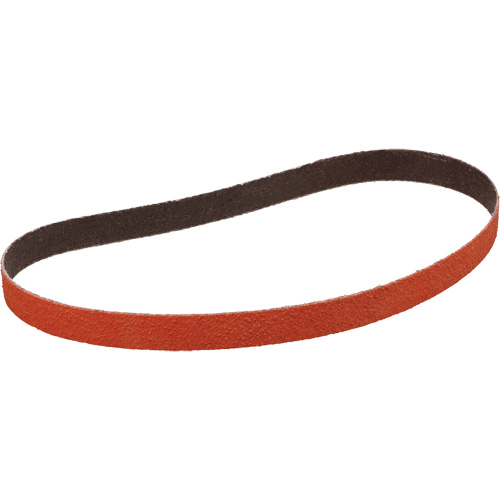 Courroie abrasive en tissu 777F, 3/4" la x 18" lo, Oxyde d'aluminium/C&eacute;ramique/C&eacute;ramique d'alumine/Carbure de silicium/Alumine de zirconium/Zirconium, Grain 60 Meunier Outillage Industriel