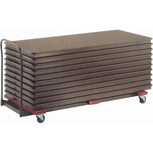 Flat Stacking Table Caddies, 97.5" W x 31.25" D x 36.25" H Meunier Outillage Industriel