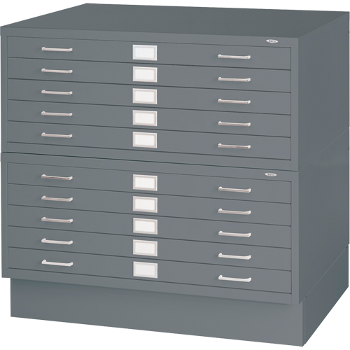 Classeurs en acier pour plans, 5 Tiroirs, 40-3/8" la x 29-3/8" p x 16-1/2" h Meunier Outillage Industriel
