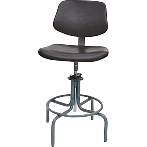 Tabouret rectangulaire avec dos de s&eacute;rie 600, Mobile, Ajustable Hauteur, Capacit&eacute; 250 lb Meunier Outillage Industriel
