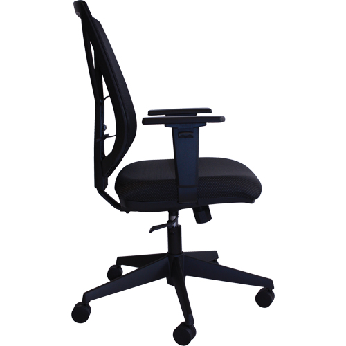 Chaise de bureau Activ A-47 Synchro, Tissu, Noir, Capacit&eacute; 275 lb Meunier Outillage Industriel