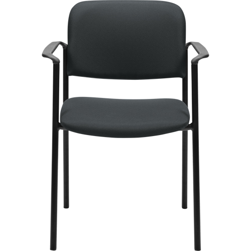 Stacking Chairs, Fabric, 32" High, 300 lbs. Capacity, Charcoal Meunier Outillage Industriel