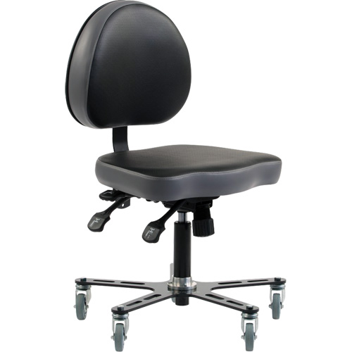 SF180 Multi-Tilt Ergonomic Chair, Mobile, Adjustable Height Meunier Outillage Industriel